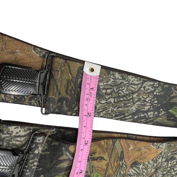 Suspenders Hunting Mossy Oak Real Tree Made in USA Camouflage Elastic Adjustable - Picture 9 of 15